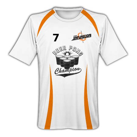 Actual camiseta de la selección de BeerPong a la espera de un patrocinador.